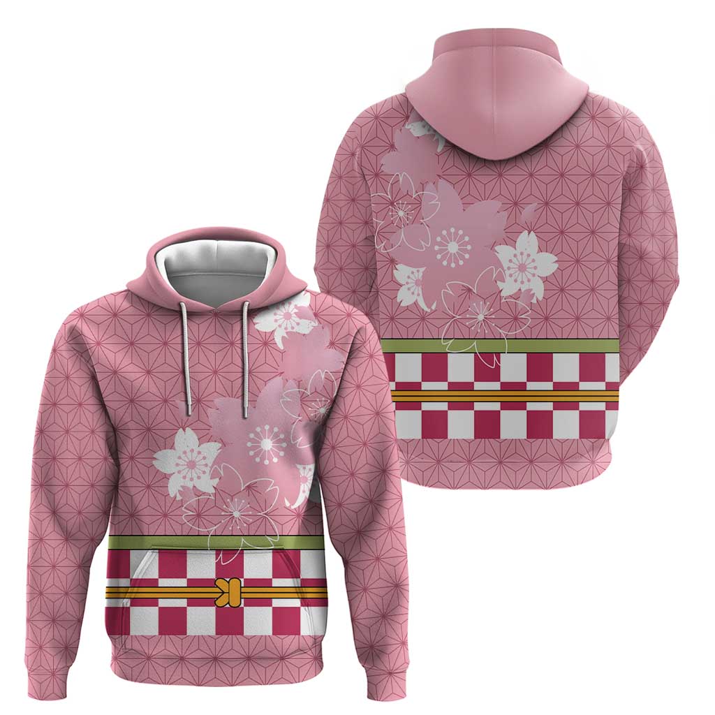 Japanese Asanoha Pattern Hoodie Charm Against Evil Spirits - Wonder Print Shop