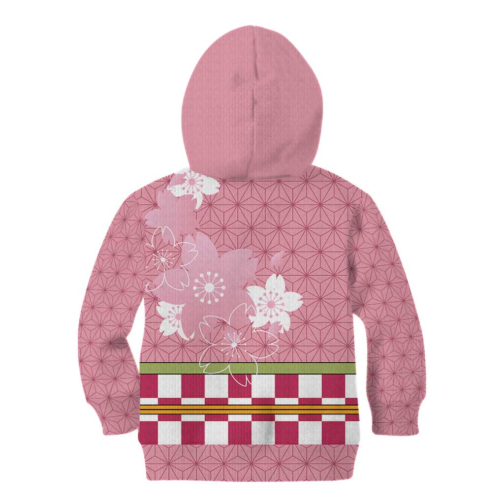 Japanese Asanoha Pattern Kid Hoodie Charm Against Evil Spirits - Wonder Print Shop