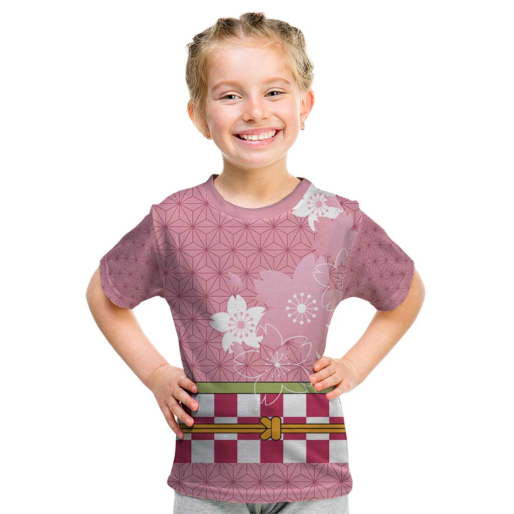 Japanese Asanoha Pattern Kid T Shirt Charm Against Evil Spirits - Wonder Print Shop