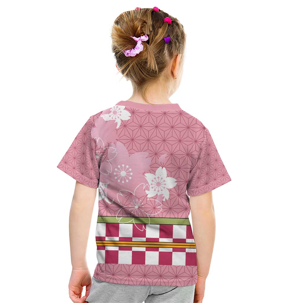Japanese Asanoha Pattern Kid T Shirt Charm Against Evil Spirits - Wonder Print Shop