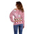 Japanese Asanoha Pattern Off Shoulder Sweater Charm Against Evil Spirits - Wonder Print Shop