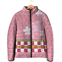 Japanese Asanoha Pattern Padded Jacket Charm Against Evil Spirits - Wonder Print Shop