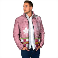 Japanese Asanoha Pattern Padded Jacket Charm Against Evil Spirits - Wonder Print Shop