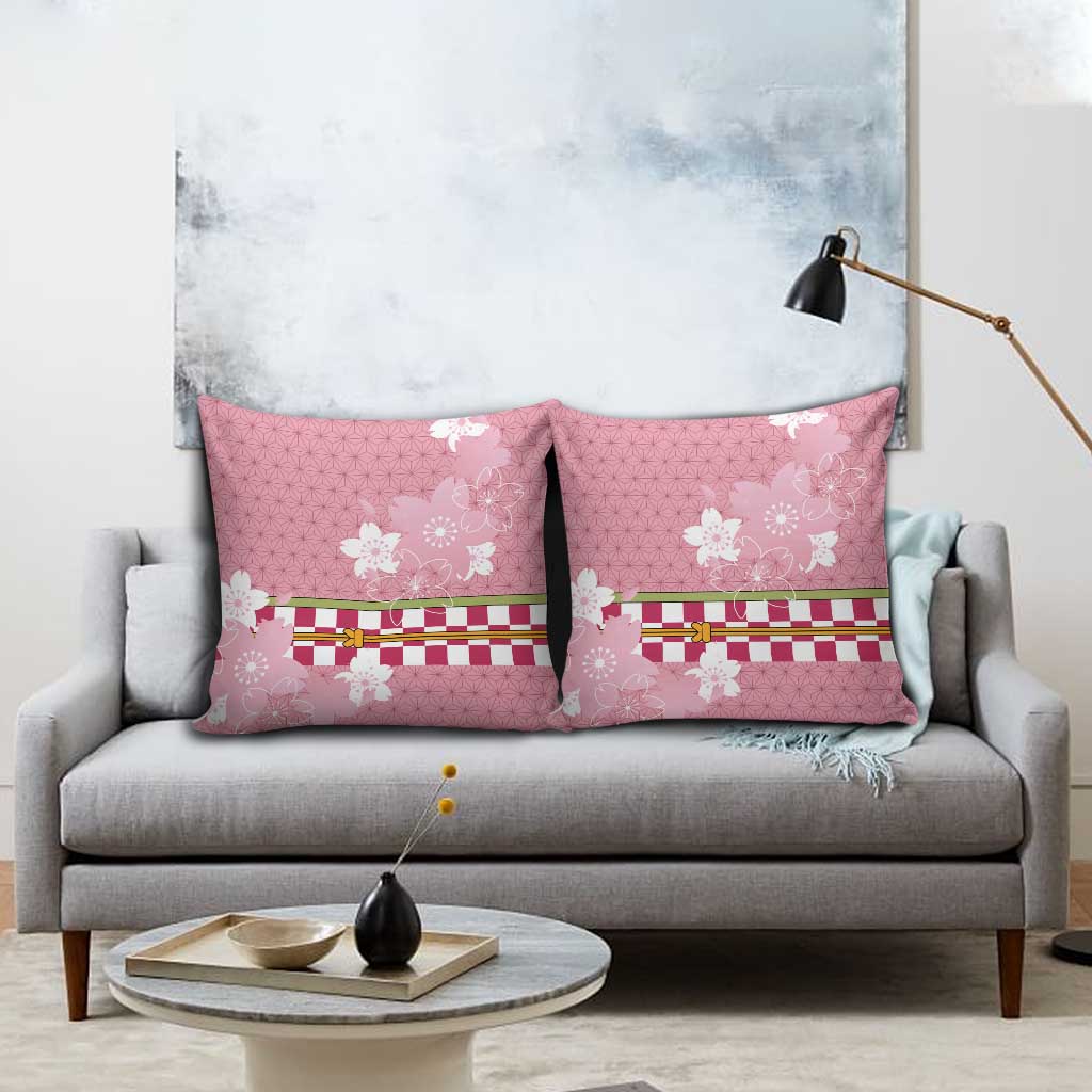 Japanese Asanoha Pattern Pillow Cover Charm Against Evil Spirits - Wonder Print Shop