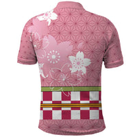 Japanese Asanoha Pattern Polo Shirt Charm Against Evil Spirits - Wonder Print Shop