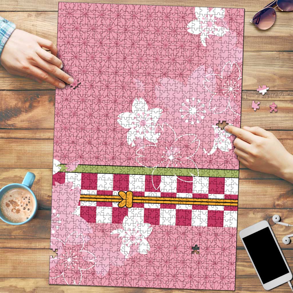 Japanese Asanoha Pattern Puzzle Charm Against Evil Spirits - Wonder Print Shop