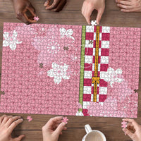 Japanese Asanoha Pattern Puzzle Charm Against Evil Spirits - Wonder Print Shop