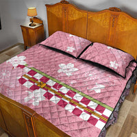 Japanese Asanoha Pattern Quilt Bed Set Charm Against Evil Spirits - Wonder Print Shop