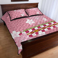 Japanese Asanoha Pattern Quilt Bed Set Charm Against Evil Spirits - Wonder Print Shop