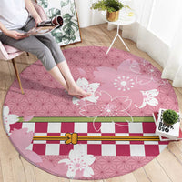 Japanese Asanoha Pattern Round Carpet Charm Against Evil Spirits - Wonder Print Shop