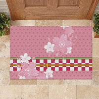Japanese Asanoha Pattern Rubber Doormat Charm Against Evil Spirits - Wonder Print Shop
