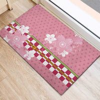Japanese Asanoha Pattern Rubber Doormat Charm Against Evil Spirits - Wonder Print Shop