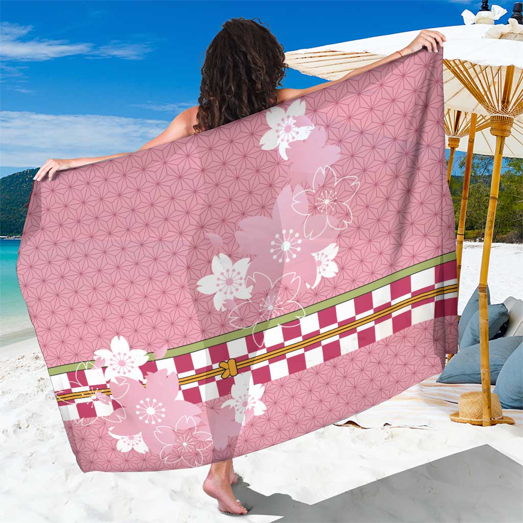 Japanese Asanoha Pattern Sarong Charm Against Evil Spirits - Wonder Print Shop