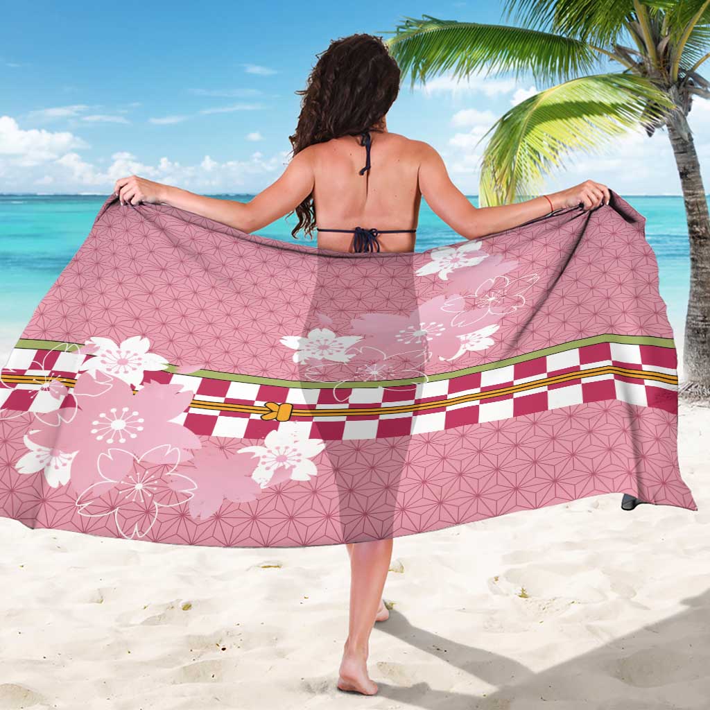 Japanese Asanoha Pattern Sarong Charm Against Evil Spirits - Wonder Print Shop