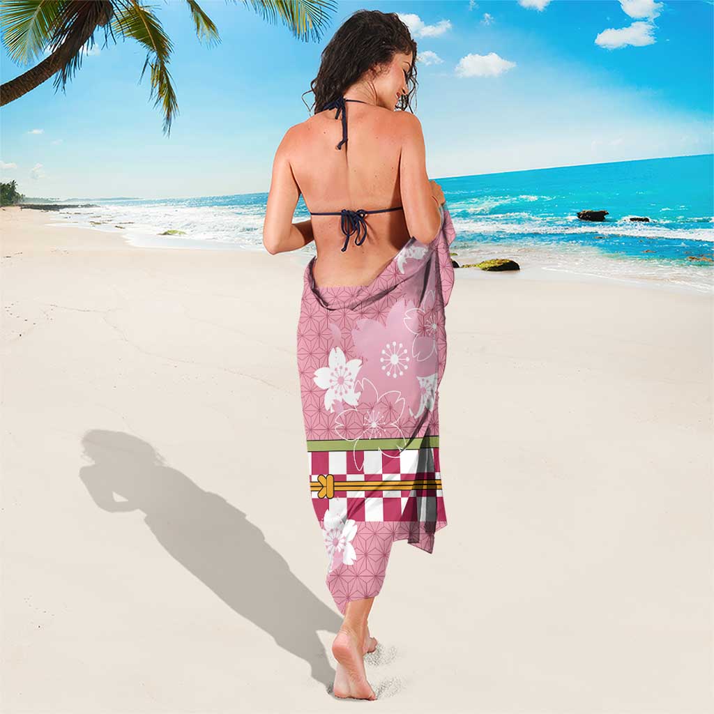 Japanese Asanoha Pattern Sarong Charm Against Evil Spirits - Wonder Print Shop