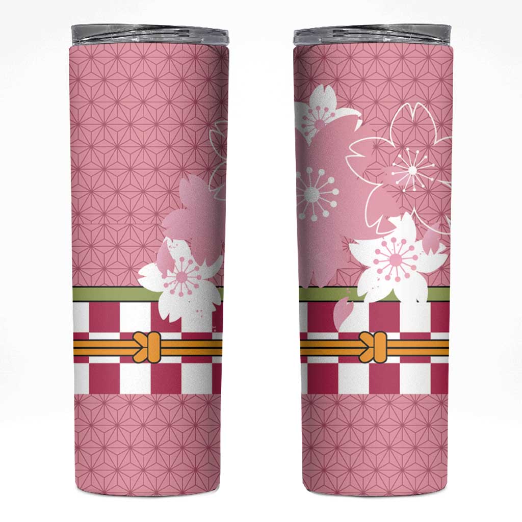 Japanese Asanoha Pattern Skinny Tumbler Charm Against Evil Spirits - Wonder Print Shop