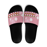 Japanese Asanoha Pattern Slide Sandals Charm Against Evil Spirits - Wonder Print Shop