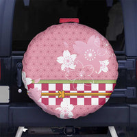 Japanese Asanoha Pattern Spare Tire Cover Charm Against Evil Spirits - Wonder Print Shop