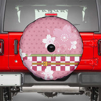Japanese Asanoha Pattern Spare Tire Cover Charm Against Evil Spirits - Wonder Print Shop