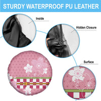 Japanese Asanoha Pattern Spare Tire Cover Charm Against Evil Spirits - Wonder Print Shop