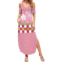 Japanese Asanoha Pattern Summer Maxi Dress Charm Against Evil Spirits - Wonder Print Shop