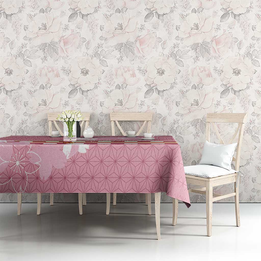 Japanese Asanoha Pattern Tablecloth Charm Against Evil Spirits - Wonder Print Shop