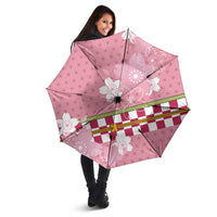 Japanese Asanoha Pattern Umbrella Charm Against Evil Spirits - Wonder Print Shop