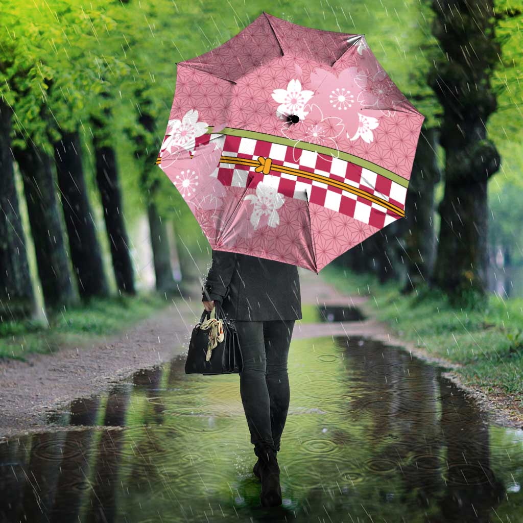 Japanese Asanoha Pattern Umbrella Charm Against Evil Spirits - Wonder Print Shop