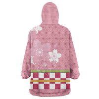 Japanese Asanoha Pattern Wearable Blanket Hoodie Charm Against Evil Spirits - Wonder Print Shop