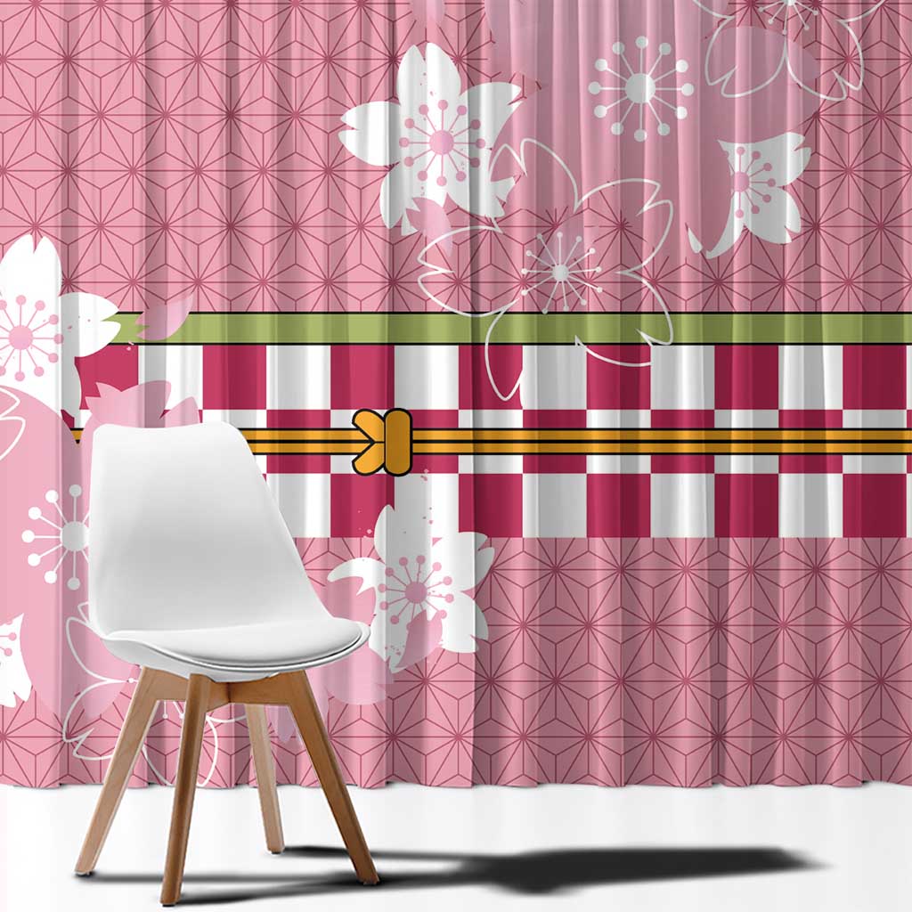 Japanese Asanoha Pattern Window Curtain Charm Against Evil Spirits - Wonder Print Shop