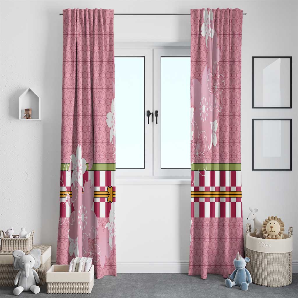 Japanese Asanoha Pattern Window Curtain Charm Against Evil Spirits - Wonder Print Shop