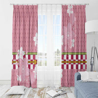 Japanese Asanoha Pattern Window Curtain Charm Against Evil Spirits - Wonder Print Shop