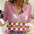 Japanese Asanoha Pattern Women Casual Shirt Charm Against Evil Spirits - Wonder Print Shop