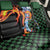 Japanese Asanoha Pattern Back Car Seat Cover Sun Flame Slayer Dragon Hinokami Kagura Spirit - Wonder Print Shop