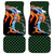 Japanese Asanoha Pattern Car Mats Sun Flame Slayer Dragon Hinokami Kagura Spirit - Wonder Print Shop
