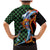 Japanese Asanoha Pattern Family Matching Mermaid Dress and Hawaiian Shirt Sun Flame Slayer Dragon Hinokami Kagura Spirit - Wonder Print Shop