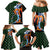 Japanese Asanoha Pattern Family Matching Mermaid Dress and Hawaiian Shirt Sun Flame Slayer Dragon Hinokami Kagura Spirit - Wonder Print Shop