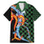 Japanese Asanoha Pattern Family Matching Mermaid Dress and Hawaiian Shirt Sun Flame Slayer Dragon Hinokami Kagura Spirit - Wonder Print Shop