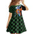 Japanese Asanoha Pattern Family Matching Off The Shoulder Long Sleeve Dress and Hawaiian Shirt Sun Flame Slayer Dragon Hinokami Kagura Spirit - Wonder Print Shop