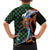 Japanese Asanoha Pattern Family Matching Summer Maxi Dress and Hawaiian Shirt Sun Flame Slayer Dragon Hinokami Kagura Spirit - Wonder Print Shop