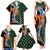 Japanese Asanoha Pattern Family Matching Tank Maxi Dress and Hawaiian Shirt Sun Flame Slayer Dragon Hinokami Kagura Spirit - Wonder Print Shop
