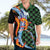 Japanese Asanoha Pattern Hawaiian Shirt Sun Flame Slayer Dragon Hinokami Kagura Spirit - Wonder Print Shop