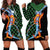 Japanese Asanoha Pattern Hoodie Dress Sun Flame Slayer Dragon Hinokami Kagura Spirit - Wonder Print Shop