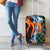 Japanese Asanoha Pattern Luggage Cover Sun Flame Slayer Dragon Hinokami Kagura Spirit - Wonder Print Shop