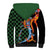 Japanese Asanoha Pattern Sherpa Hoodie Sun Flame Slayer Dragon Hinokami Kagura Spirit - Wonder Print Shop