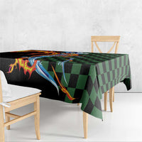 Japanese Asanoha Pattern Tablecloth Sun Flame Slayer Dragon Hinokami Kagura Spirit - Wonder Print Shop