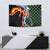 Japanese Asanoha Pattern Tapestry Sun Flame Slayer Dragon Hinokami Kagura Spirit - Wonder Print Shop