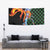 Japanese Asanoha Pattern Tapestry Sun Flame Slayer Dragon Hinokami Kagura Spirit - Wonder Print Shop