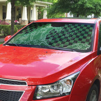 Japanese Asanoha Pattern Auto Sun Shade Water Breathing Slayer Dragon - Wonder Print Shop