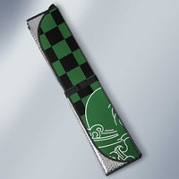 Japanese Asanoha Pattern Auto Sun Shade Water Breathing Slayer Dragon - Wonder Print Shop